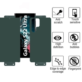 محافظ صفحه نمایش بوف مدل Full Body مناسب برای گوشی موبایل سامسونگ Galaxy S22 Ultra به همراه محافظ پشت گوشی