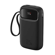 پاوربانک 20000 بیسوس Baseus QPow 2 P10055009113-00 توان 30 وات با کابل متصل