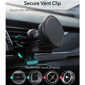 هولدر و شارژر وایرلس خودرو ESR Halolock Shift Wireless Car Charger