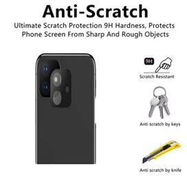 محافظ لنز دوربین بوف مدل 3D مناسب برای گوشی موبایل اپل Iphone 11