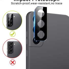 محافظ لنز دوربین بوف مدل 3D مناسب برای گوشی موبایل سامسونگ Galaxy S22 Plus