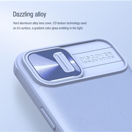 کاور نیلکین مدل CamShield Leather مناسب برای گوشی موبایل اپل IPhone 13