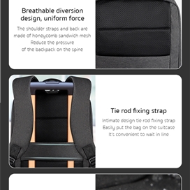 کوله پشتی لپ تاپ 16 اینچ کوتتسی COTEETCI Note Book Multi-functional Backpack 14011-HG
