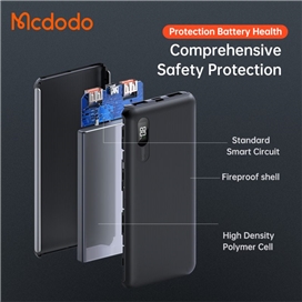 پاوربانک سوپر شارژ 22.5 وات مک دودو مدل Mcdodo MC-6041 ظرفیت 10000 میلی آمپر