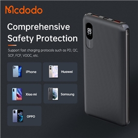 پاوربانک سوپر شارژ 22.5 وات مک دودو مدل Mcdodo MC-6041 ظرفیت 10000 میلی آمپر