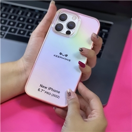 قاب برند کی فون KEEPHONE مدل رنگین کمان مناسب برای آیفون 14 پلاس iPhone 14 Plus