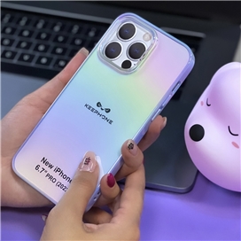 قاب برند کی فون KEEPHONE مدل رنگین کمان مناسب برای آیفون 14 پلاس iPhone 14 Plus