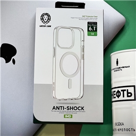 قاب شفاف مگسیف Magsafe گرین Green مدل آنتی شاک Anti Shock مناسب برای Apple iPhone 14 Plus