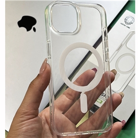 قاب شفاف مگسیف Magsafe گرین Green مدل آنتی شاک Anti Shock مناسب برای Apple iPhone 14 Plus