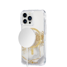 قاب آیفون 14 پرو برند کیس میت مدل Case-Mate Karate Marble with Magsafe