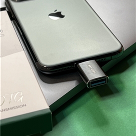 مبدل OTG لایتنینگ به USB 3.0 برند گرین Green مدل GNLOTGBK با گارانتی
