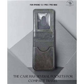 قاب چرمی جاکارتی پولو Polo مدل HULDA مناسب برای Apple iPhone 14 Plus