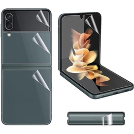 محافظ صفحه نمایش بوف مدل Hydrogel مناسب برای گوشی موبایل سامسونگ Galaxy Z Flip 4 به همراه محافظ پشت گوشی