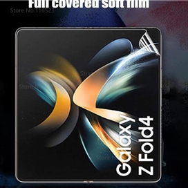 محافظ صفحه نمایش بوف مدل Hydrogel مناسب برای گوشی موبایل سامسونگ Galaxy Z Fold 4 به همراه محافظ پشت گوشی