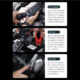 پاوربانک و جامپ استارتر خودرو بیسوس Baseus Super Energy Air Car Jump Starter CGNL020101 10000mAh