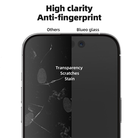 گلس فول BLUEO Full Cover Anti Glare Matte Glass Anti Static مناسب برای Apple iPhone 14 Pro Max