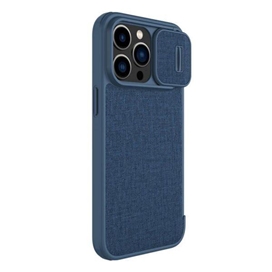 کیف کلاسوری نیلکین مدل Qin Pro Plain Cloth مناسب برای گوشی موبایل اپل iPhone 14 Pro Max