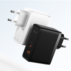 شارژر دیواری بیسوس 100 وات با کابل Baseus GaN5 Pro 100W CCGP090201