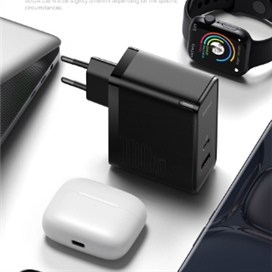 شارژر دیواری بیسوس 100 وات با کابل Baseus GaN5 Pro 100W CCGP090201