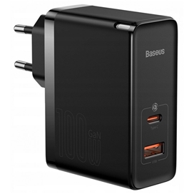 شارژر دیواری بیسوس 100 وات با کابل Baseus GaN5 Pro 100W CCGP090201