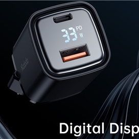 شارژر دیواری یو اس بی و تایپ سی مک دودو Mcdodo CH-1701 Digital Display Fast Charger