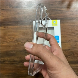 قاب کریستالی پشت طلقی دکمه فلزی BLUEO بلو مناسب برای Apple iPhone 14 Pro Max