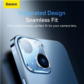محافظ لنز دوتایی دوربین آیفون 14 پلاس بیسوس Baseus 14 plus Lens Film Protector SGQK000702