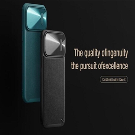 کاور نیلکین مدل CamShield Leather S Case مناسب برای گوشی موبایل اپل iPhone 14 Pro Max