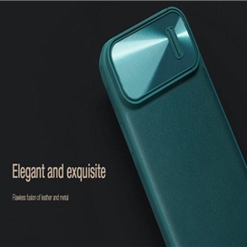 کاور نیلکین مدل CamShield Leather S Case مناسب برای گوشی موبایل اپل iPhone 14 Pro Max