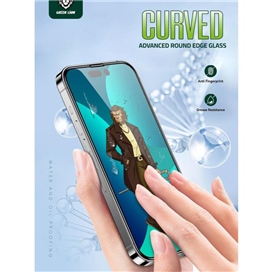 محافظ صفحه نمایش گرین مدل 3D Curved Pro مناسب برای گوشی موبایل اپل iPhone 14 Pro
