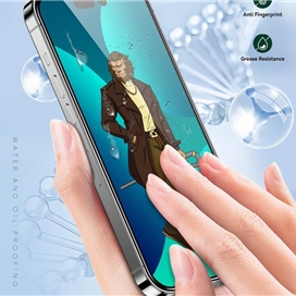 محافظ صفحه نمایش گرین مدل 3D Curved Pro مناسب برای گوشی موبایل اپل iPhone 14 Pro