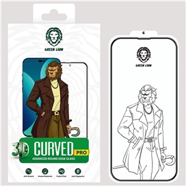 محافظ صفحه نمایش گرین مدل 3D Curved Pro مناسب برای گوشی موبایل اپل iPhone 14 Pro