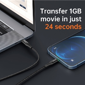 کابل تبدیل USB-C به لایتنینگ مک دودو مدل CA-9962 طول 1.8 متر توان 20 وات