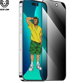 محافظ صفحه نمایش حریم شخصی گرین مدل Silicone Privacy-HD Plus مناسب برای گوشی موبایل اپل iPhone 14 Pro