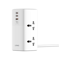 چند راهی برق و شارژر الدینیو Ldnio SC4383 GaN