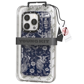 قاب YOUNGKIT یانگ کیت Black & White Porcelain Classic Ungraded Anti-Drop Impact Series مناسب برای Apple iPhone 14 Pro Max