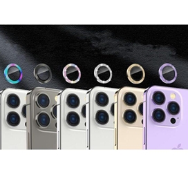 محافظ لنز دوربین اپیکوی مدل HD-ColorLenz مناسب برای گوشی موبایل اپل Iphone 14 Pro Max