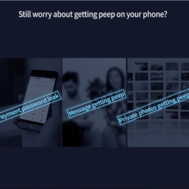 محافظ صفحه نمایش حریم شخصی نیلکین مدل Guardian Privacy مناسب برای گوشی موبایل اپل iPhone 14 Pro Max