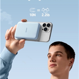 پاوربانک بی سیم مگنتی مگ سیف 5000 برند انکر مدل A1610 Anker 621 Magnetic Battery (MagGo)