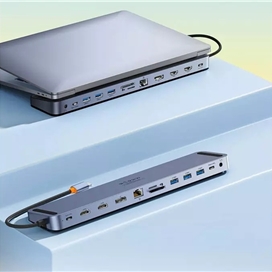 هاب 11 پورت USB-C باسئوس مدل WKSX030013