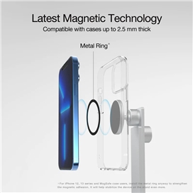 هولدر و پایه رو میزی برند Just Mobile مدل AluDisc مناسب برای گوشی های تا 8 اینچ