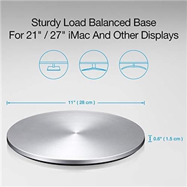 استند چرخان برند just Mobile  جاست موبایل مدل AluDisc مناسب برای iMac