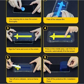 محافظ صفحه نمایش اپیکوی مدل Plasma easy install مناسب برای گوشی موبایل اپل Apple iPhone 13