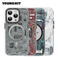 قاب برند یانگ کیت مدل مگ سیف مناسب برای آیفون 13 پرو مکس Youngkit Technology Series Magsafe iPhone 13 Pro Max