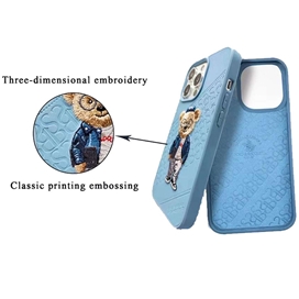 قاب چرمی برجسته Polo مدل CRETE مناسب برای Apple iPhone 13 Pro