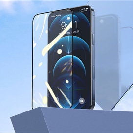 پک 2 تایی محافظ تمام صفحه بیسوس آیفون 12و12پرو Baseuse Tempered Glass Film For IP12/12 Pro SGAPIPH61P-KP01