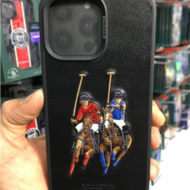 قاب چرمی پولو Polo مدل چوگان Jocket مناسب برای Apple iPhone 14 Pro