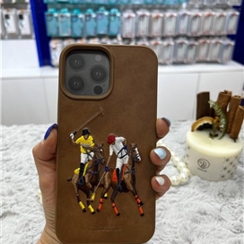 قاب چرمی پولو Polo مدل چوگان Jocket مناسب برای Apple iPhone 14 Plus