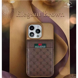 قاب چرمی جاکارتی پولو Polo مدل HULDA مناسب برای Apple iPhone 13 Pro Max