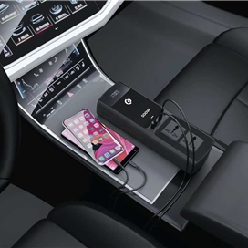 چند راهی پاورولوژی Powerology Universal Multi-Port Car Inverter PCCSR008 توان 500 وات